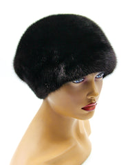 black mink hat