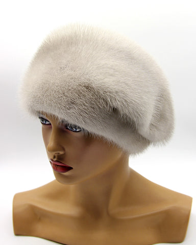 fur beret hat