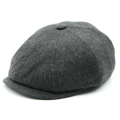 Grey newsboy cap for men | Caps&HatsUA