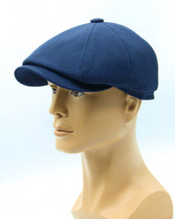 newsboy hat blue