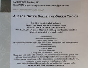 how to use alpaca dryer balls