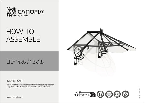 Lily 4x6 Awning Assembly Manual