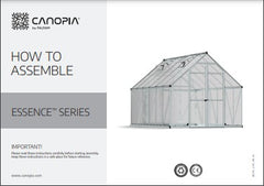 Palram Canopia Essence Series Greenhouse Installation Manual