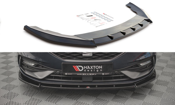 Maxton Design front splitter v.1 for Seat Leon Cupra Mk1, ABS