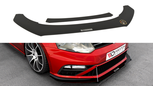 Maxton Design Front Splitter V.2 for Volkswagen Polo MK5 GTI (Facelift