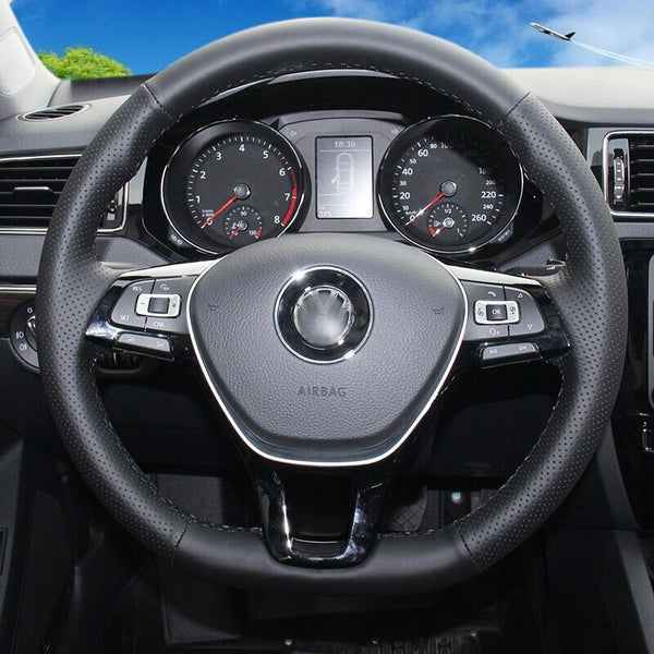 mk7 lenkrad + Steering Wheel,Carbon Fiber Flat Bottom Wheel Suede Fit for  Mk7/Mk7.5 GTD/R 2013-2020 Red Stitching