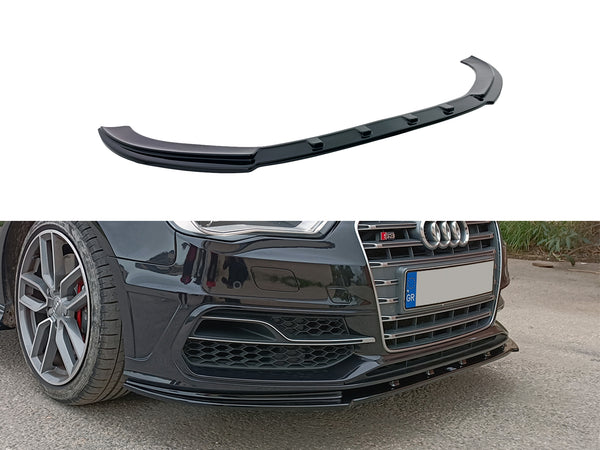 Audi A3 8V S-Line S3 Hatchback Sportback 2016-2018 front splitter