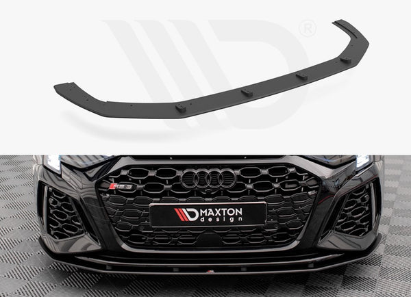 Maxton Design Street Pro Front Splitter V.1 (+Flaps) Audi S3/A3 S-Line