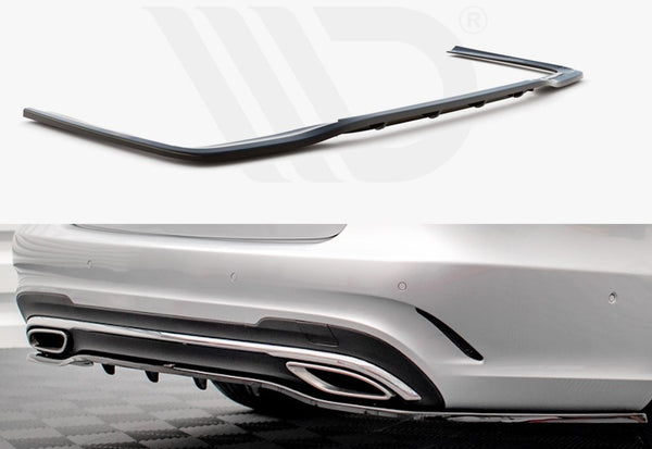 Central Rear Splitter (with vertical bars) Mercedes-Benz C AMG-Line W205  Facelift