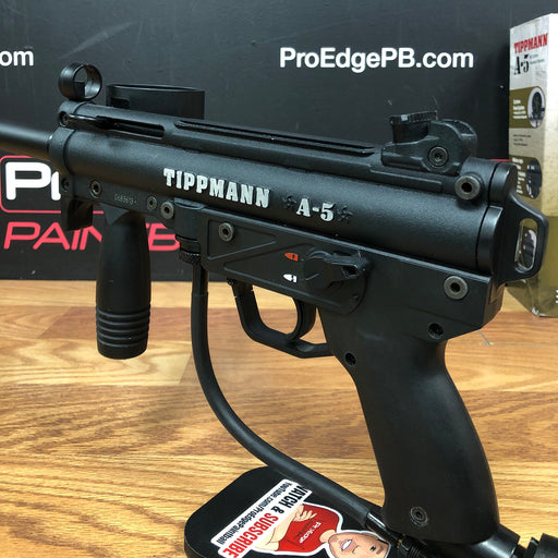 Tippmann A5 Semi Auto Paintball Marker - Black — Pro Edge Paintball