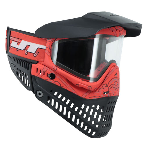 JT Proflex X Paintball Mask - Black - Choose Lens Color (SKU 2126)