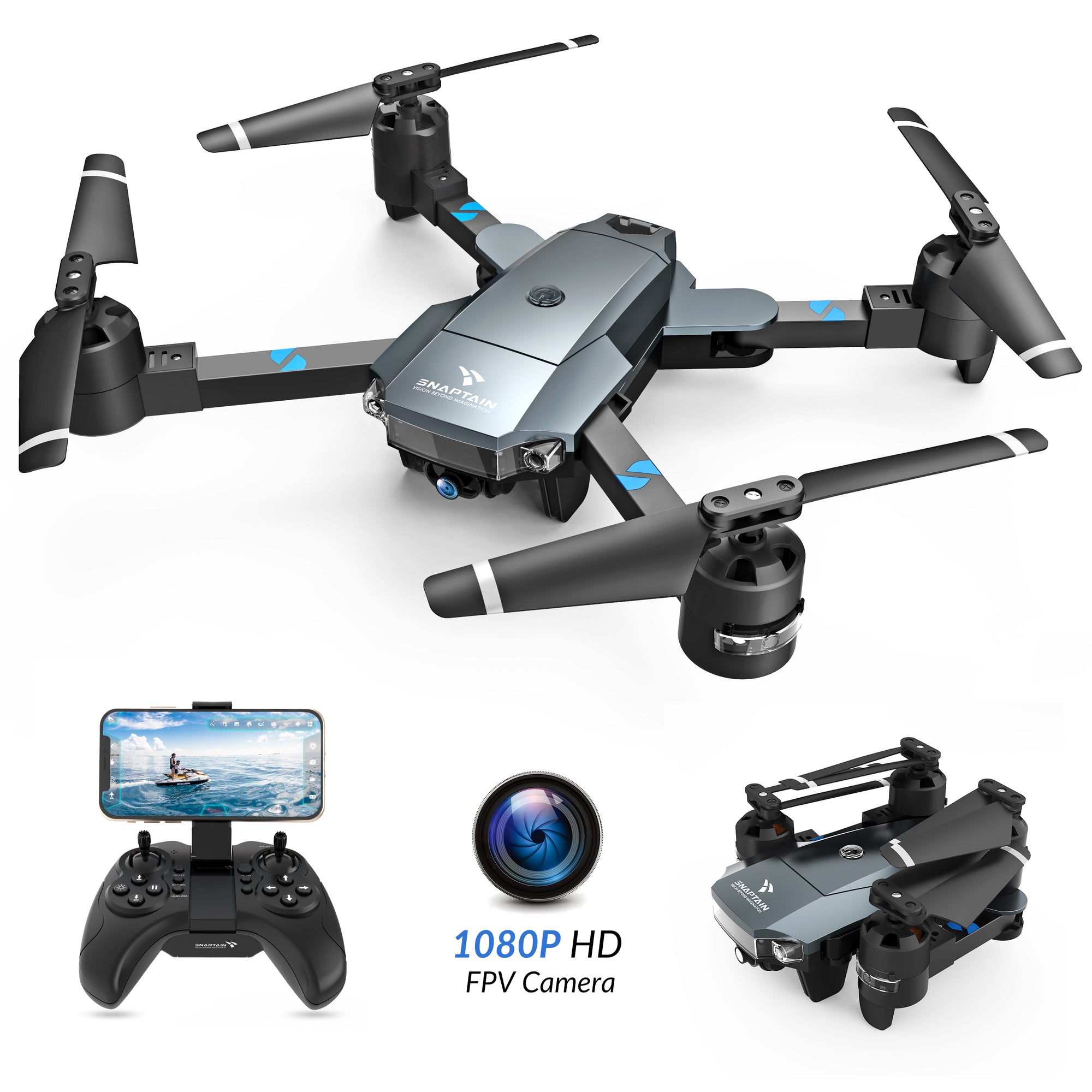 SNAPTAIN Version) Drone HD Camera - Snaptain