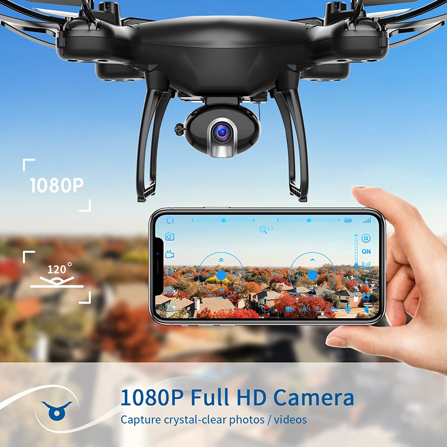 SNAPTAIN 1080P Full HD Beginner Drone - Snaptain