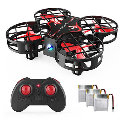 SNAPTAIN H823H Mini Kids, RC Pocket Quadcopter (Red - Snaptain