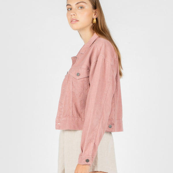 blush jean jacket