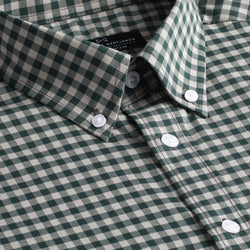 white and green dress shirt