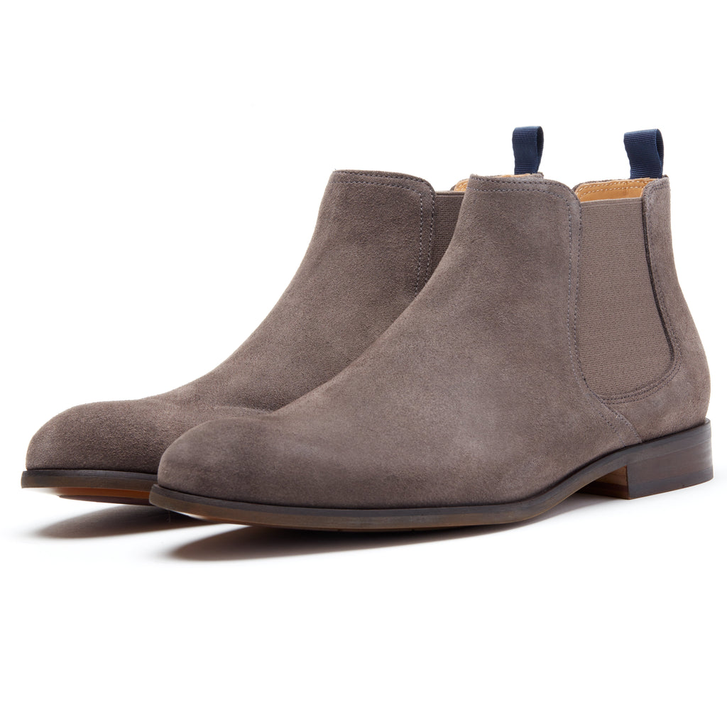 chelsea boots suede grey