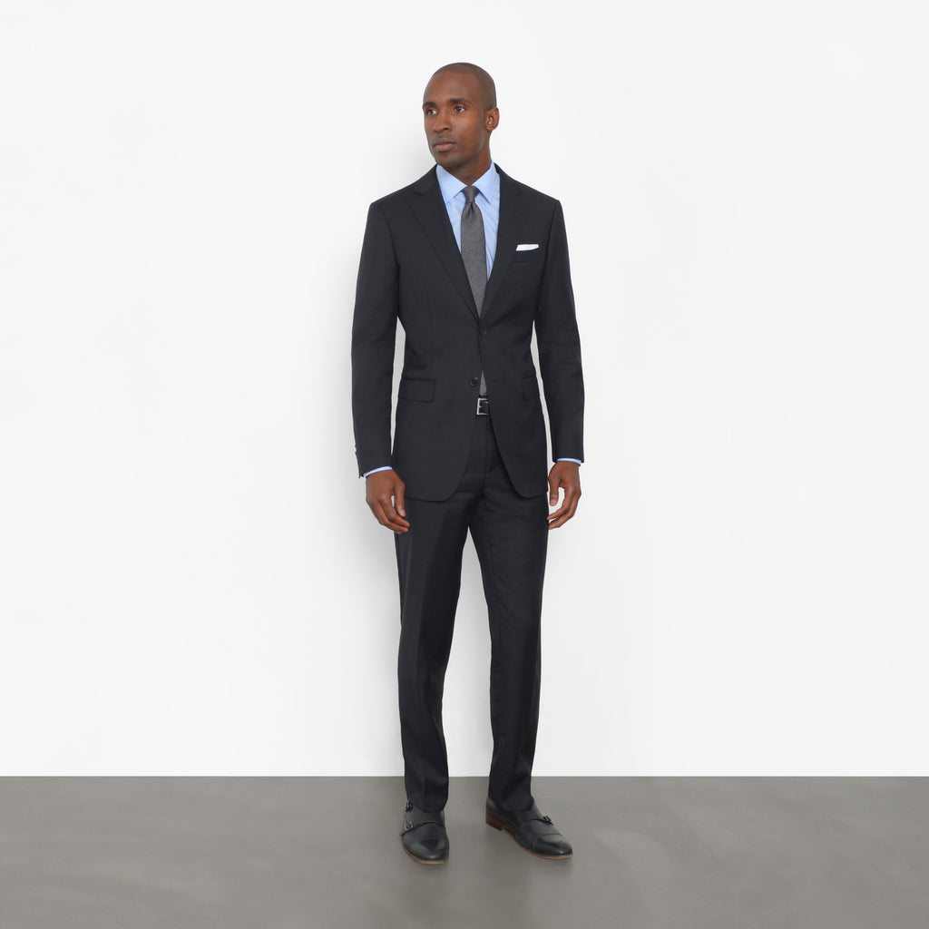 Black Tailored Fit Suit – Combatant 