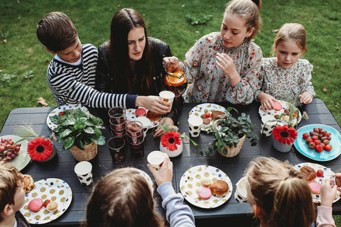 Buffettafel met hapjes voor de kids