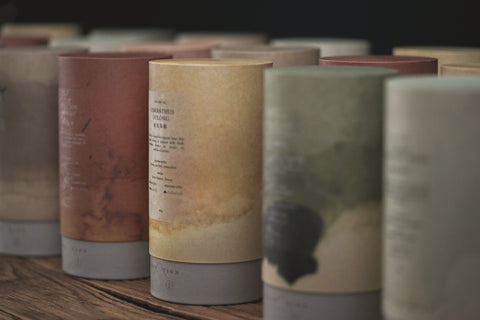 Tea-dye artwork new tea canisters