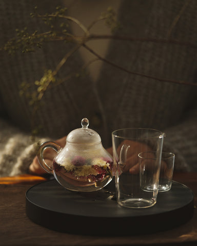 Western style and Chinese style brewing with teapot