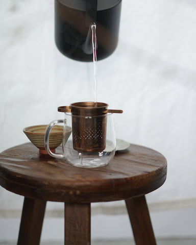 Copper Tea Strainer | Plantation by teakha