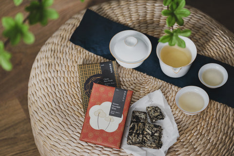 Travel Tea Bar Bundle with gaiwan, pitcher, 3 tea cups, tea cloth and 2 tea bars