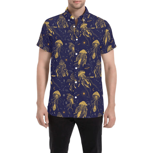 Mystical mushrooms Men's All Over Print Shirt (Model T53)