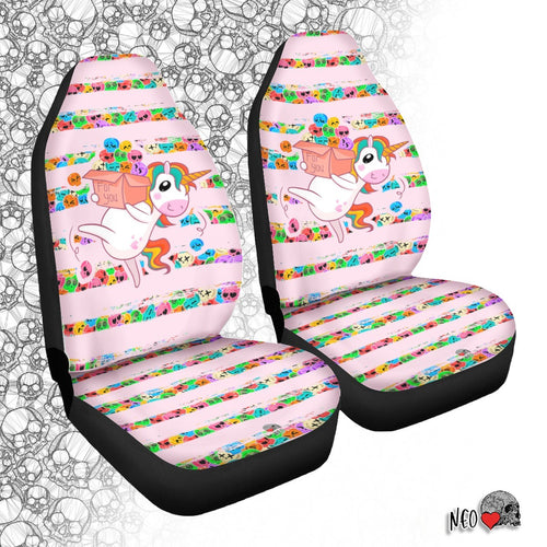 Unicorn New Version Car Seat Covers (2 Piece Set)