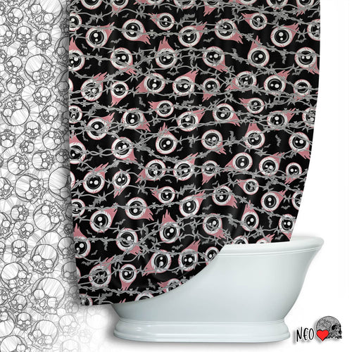 Spooky Eyes Shower Curtains