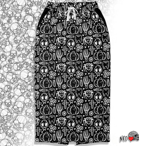 Dark Art long pocket skirt