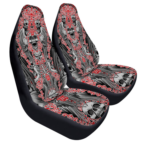 Vintage Skull Car Seat Covers