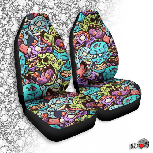 Zombie Horde Car Seat Covers