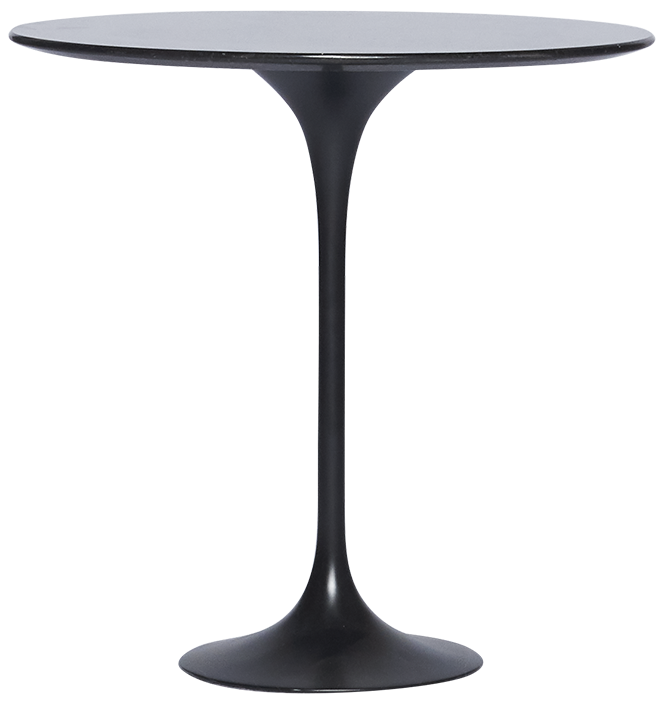 black side table