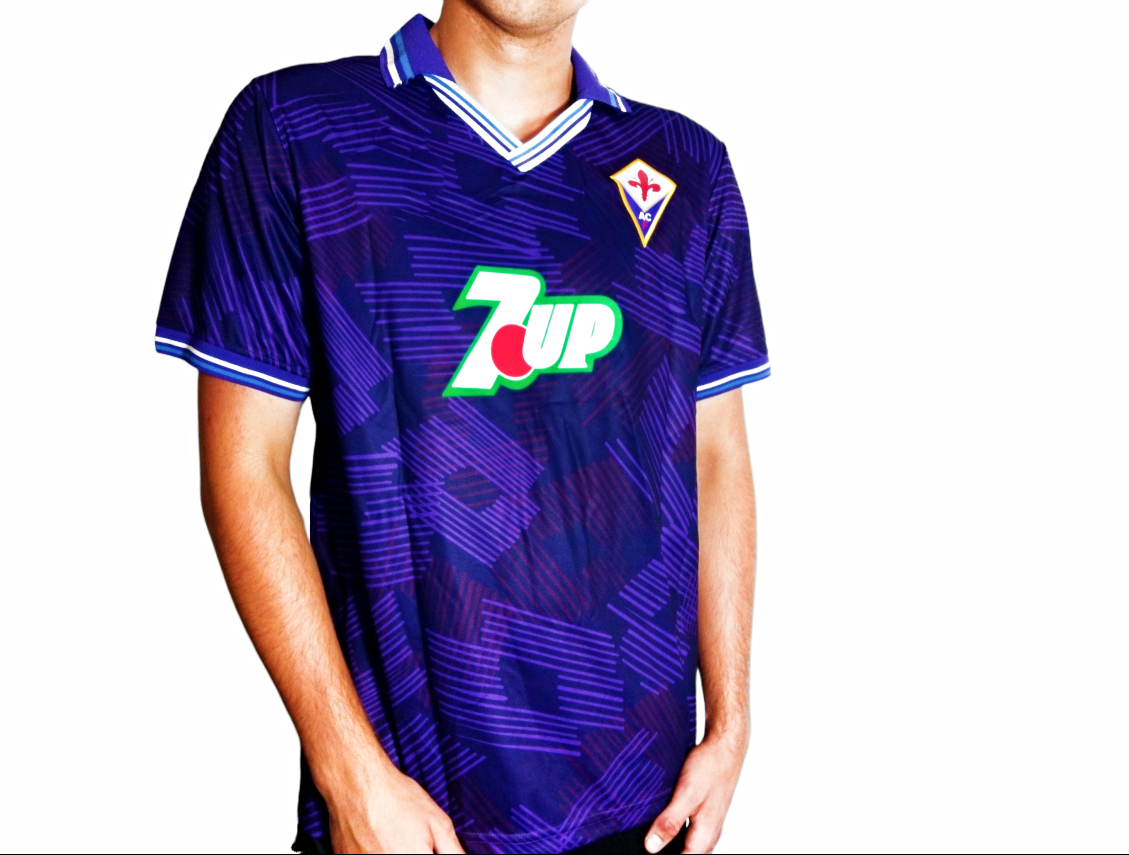 RETRO Fiorentina 7up | 92 Home Cotsa, Batistuta Classic Football kit