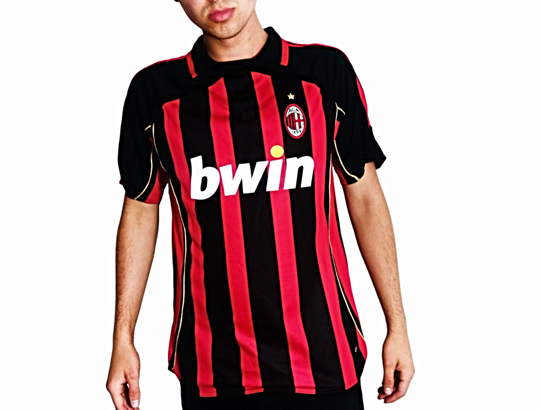 retro ac milan shirt