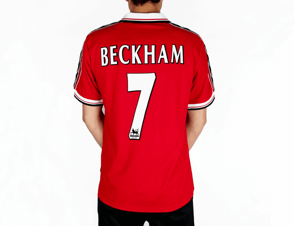 beckham football shirt