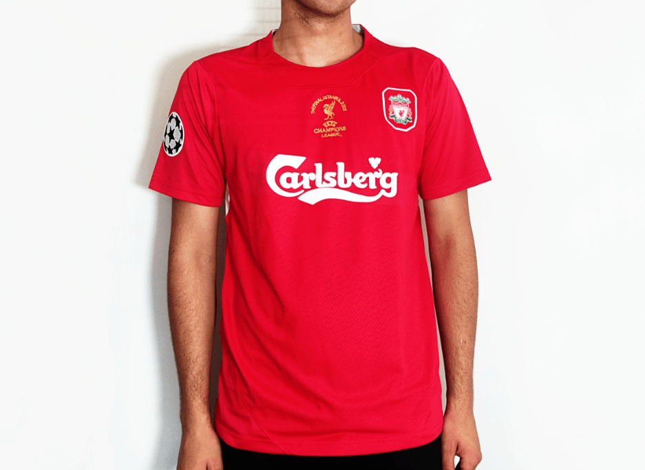 2005 Liverpool Retro Shirt | Gerrard 