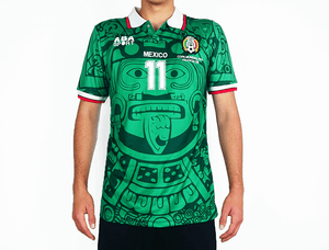 mexico 1998 home retro jersey