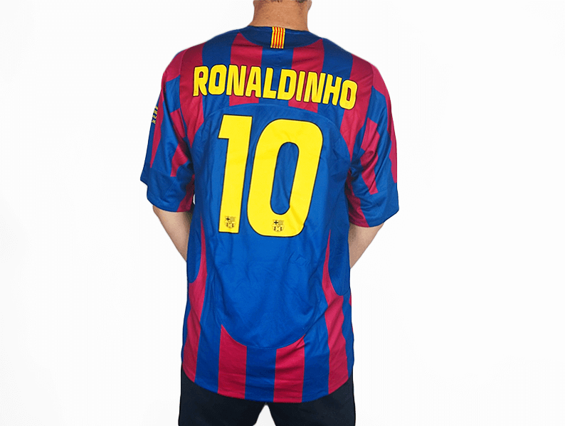 ronaldinho barcelona jersey 2005