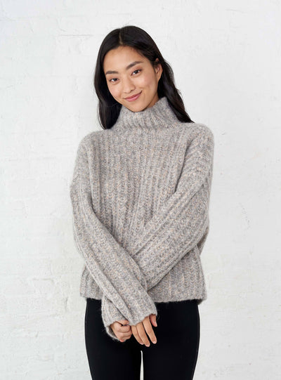 Picture of Fuzzy Wuzzy Funnel Neck Sweater