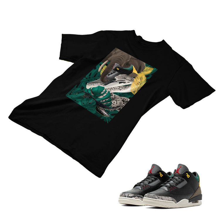 retro 3 animal instinct shirt