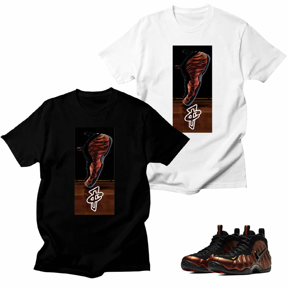 crimson foamposite shirt