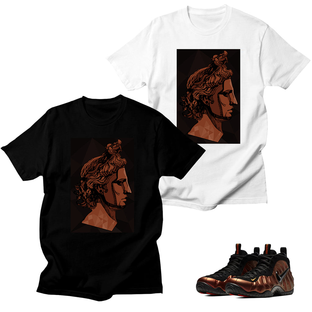 crimson foamposite shirt