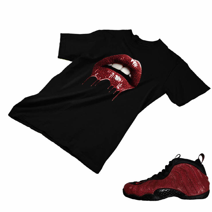 crimson foamposite shirt