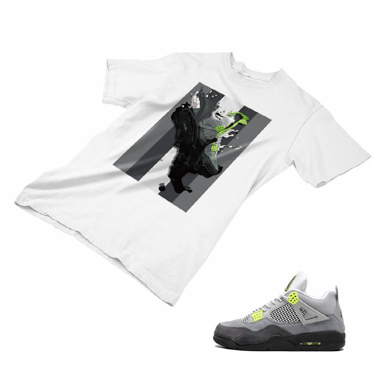 jordan 4 se neon shirt