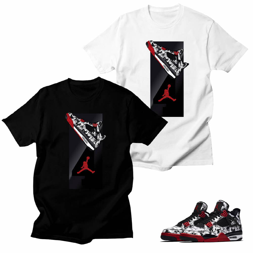 CUSTOM T SHIRT MATCHING STYLE OF Air Jordan 4 Tattoo JD 4-8-7 – Walrus ...