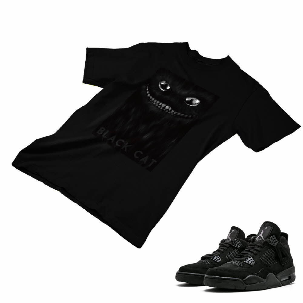 Air Jordan 4 Black Cat Matching Custom 