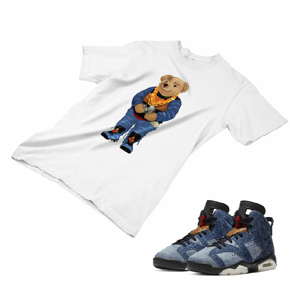 air jordan 6 washed denim shirt