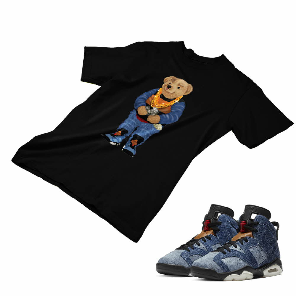 air jordan 6 washed denim shirt